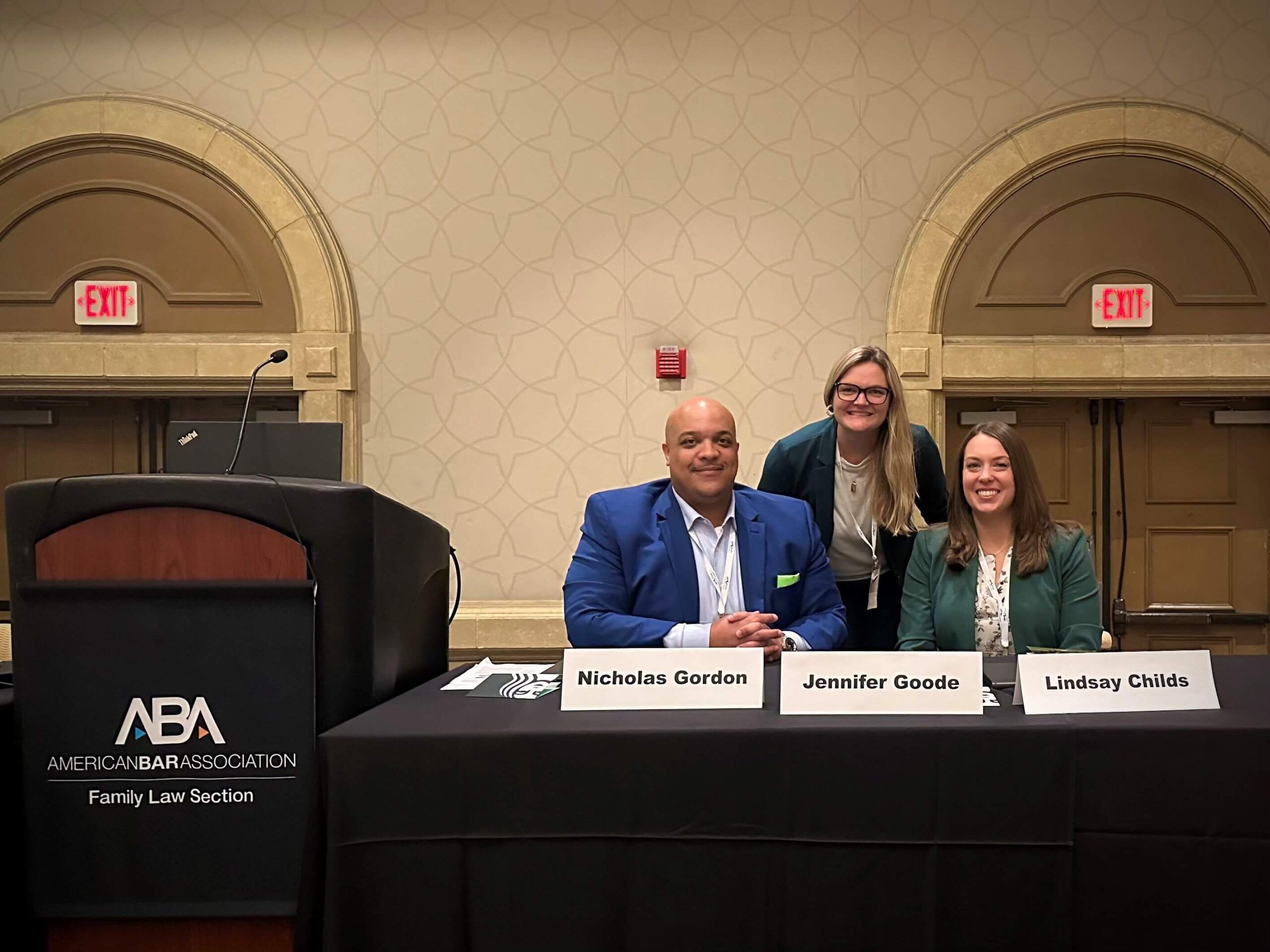 Lindsay Childs (far right) Family Lawyer Presents at American Bar Association Family Law Section - Vetrano | Vetrano & Feinman